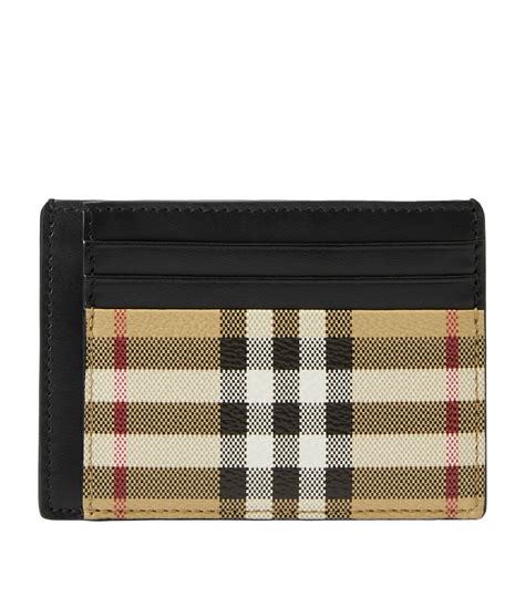 burberry check money clip wallet|burberry cardholder clearance.